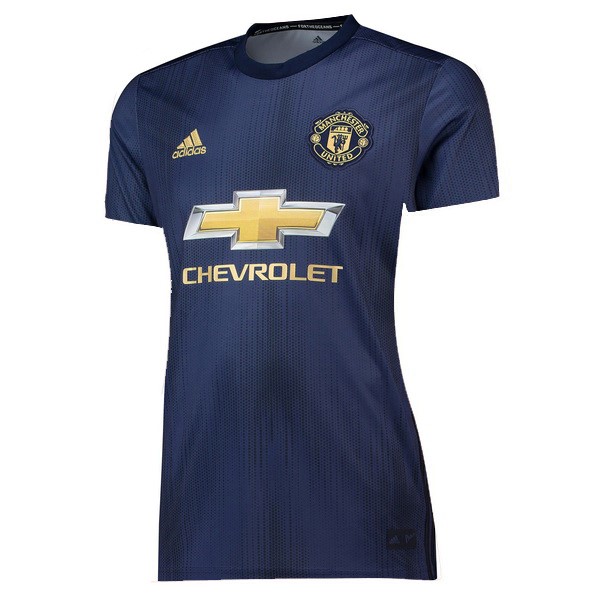 Maillot Football Manchester United Third Femme 2018-19 Bleu